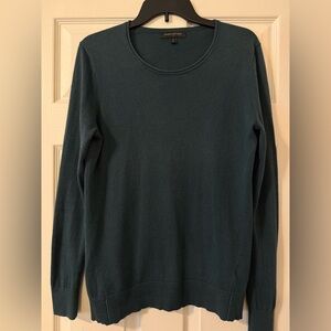 Banana Republic Dark Teal Blue/Green Color Lightweight Scoopneck Sweater